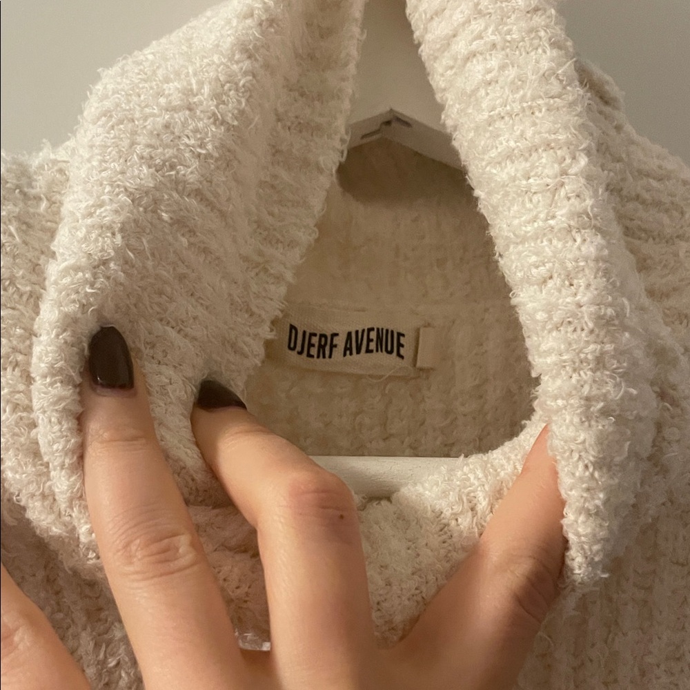 Djerf Avenue Off-White Textured Knit